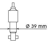 553170 Амортизатор газомасляный передний правый/левый (цена за штуку) (для японии) Серия Gus-A-JUST