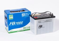 90D26R Аккумулятор FB7000 12V, 73 А/ч, 750А, прямой, (Д257xШ170хВ225(мм)), клемма "+" слева
