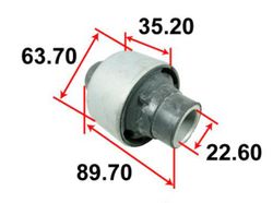 AAMMA1021 Сайлентблок рычага резиновый большой Tenacity (1301) AAMMA1021