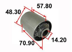 AAMTO1068 Сайлентблок рычага резиновый Tenacity (1060) AAMTO1068