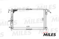 ACRM001 Радиатор (мех. сборка) CHEVROLET LANOS 1.5/1.6 M/T +A/C 97-) (NISSENS 61654) ACRM001