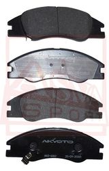AKD-0060 КОЛОДКИ ТОРМОЗНЫЕ ДИСКОВЫЕ ПЕРЕДНИЕ