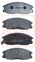 AKD-0103 КОЛОДКИ ТОРМОЗНЫЕ ДИСКОВЫЕ ПЕРЕДНИЕ