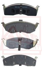 AKD-0110 КОЛОДКИ ТОРМОЗНЫЕ ДИСКОВЫЕ ПЕРЕДНИЕ