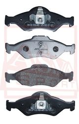 AKD-0140 КОЛОДКИ ТОРМОЗНЫЕ ДИСКОВЫЕ ПЕРЕДНИЕ