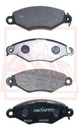 AKD-0178 КОЛОДКИ ТОРМОЗНЫЕ ДИСКОВЫЕ ПЕРЕДНИЕ