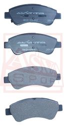 AKD-0182 КОЛОДКИ ТОРМОЗНЫЕ ДИСКОВЫЕ ПЕРЕДНИЕ