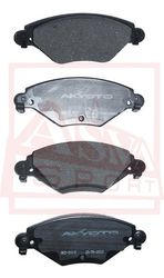 AKD-0183 КОЛОДКИ ТОРМОЗНЫЕ ДИСКОВЫЕ ПЕРЕДНИЕ