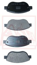 AKD-0187 КОЛОДКИ ТОРМОЗНЫЕ ДИСКОВЫЕ ПЕРЕДНИЕ