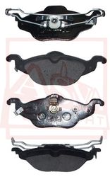 AKD-0189 КОЛОДКИ ТОРМОЗНЫЕ ДИСКОВЫЕ ПЕРЕДНИЕ
