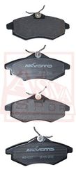 AKD-0207 КОЛОДКИ ТОРМОЗНЫЕ ДИСКОВЫЕ ПЕРЕДНИЕ