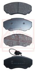 AKD-0219 КОЛОДКИ ТОРМОЗНЫЕ ДИСКОВЫЕ ПЕРЕДНИЕ С ДАТЧИКОМ