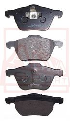 AKD-0224 КОЛОДКИ ТОРМОЗНЫЕ ДИСКОВЫЕ ПЕРЕДНИЕ