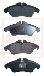 AKD-0301 КОЛОДКИ ТОРМОЗНЫЕ ДИСКОВЫЕ ПЕРЕДНИЕ