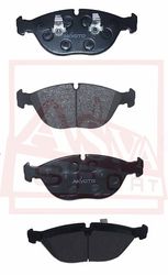 AKD-0336 КОЛОДКИ ТОРМОЗНЫЕ ДИСКОВЫЕ ПЕРЕДНИЕ