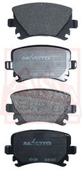 AKD-0349 КОЛОДКИ ТОРМОЗНЫЕ ДИСКОВЫЕ ЗАДНИЕ