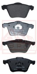 AKD-0357 КОЛОДКИ ТОРМОЗНЫЕ ДИСКОВЫЕ ПЕРЕДНИЕ