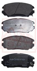 AKD-0377 КОЛОДКИ ТОРМОЗНЫЕ ДИСКОВЫЕ ПЕРЕДНИЕ