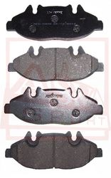 AKD-0406 КОЛОДКИ ТОРМОЗНЫЕ ДИСКОВЫЕ ПЕРЕДНИЕ