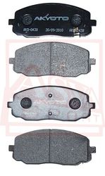 AKD-0438 КОЛОДКИ ТОРМОЗНЫЕ ДИСКОВЫЕ ПЕРЕДНИЕ