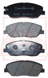 AKD-0446 КОЛОДКИ ТОРМОЗНЫЕ ДИСКОВЫЕ ПЕРЕДНИЕ