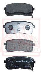 AKD-0457 КОЛОДКИ ТОРМОЗНЫЕ ДИСКОВЫЕ ЗАДНИЕ