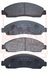 AKD-0502 КОЛОДКИ ТОРМОЗНЫЕ ДИСКОВЫЕ ПЕРЕДНИЕ