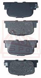 AKD-0510 КОЛОДКИ ТОРМОЗНЫЕ ДИСКОВЫЕ ЗАДНИЕ