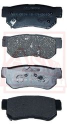 AKD-0539 КОЛОДКИ ТОРМОЗНЫЕ ДИСКОВЫЕ ЗАДНИЕ