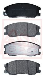 AKD-0715 КОЛОДКИ ТОРМОЗНЫЕ ДИСКОВЫЕ ПЕРЕДНИЕ