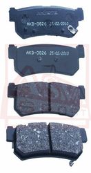 AKD-0826 КОЛОДКИ ТОРМОЗНЫЕ ДИСКОВЫЕ ЗАДНИЕ
