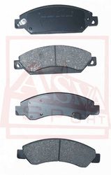 AKD-0957 КОЛОДКИ ТОРМОЗНЫЕ ДИСКОВЫЕ ПЕРЕДНИЕ