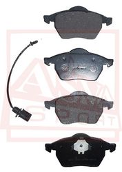 AKD-1029 КОЛОДКИ ТОРМОЗНЫЕ ДИСКОВЫЕ ПЕРЕДНИЕ С ДАТЧИКОМ