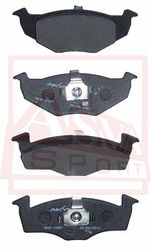 AKD-1057 КОЛОДКИ ТОРМОЗНЫЕ ДИСКОВЫЕ ПЕРЕДНИЕ