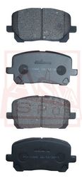 AKD-1066 КОЛОДКИ ТОРМОЗНЫЕ ДИСКОВЫЕ ПЕРЕДНИЕ