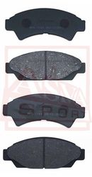 AKD-1149 КОЛОДКИ ТОРМОЗНЫЕ ДИСКОВЫЕ ПЕРЕДНИЕ