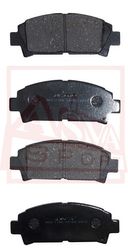 AKD-1156 КОЛОДКИ ТОРМОЗНЫЕ ДИСКОВЫЕ ПЕРЕДНИЕ
