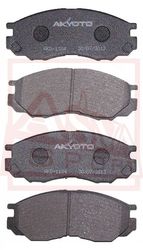 AKD-1184 КОЛОДКИ ТОРМОЗНЫЕ ДИСКОВЫЕ ПЕРЕДНИЕ