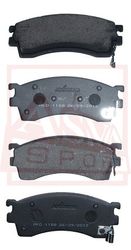 AKD-1188 КОЛОДКИ ТОРМОЗНЫЕ ДИСКОВЫЕ ПЕРЕДНИЕ