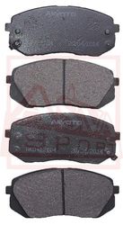 AKD-12104 КОЛОДКИ ТОРМОЗНЫЕ ДИСКОВЫЕ ПЕРЕДНИЕ