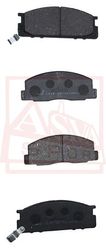 AKD-1218 КОЛОДКИ ТОРМОЗНЫЕ ДИСКОВЫЕ ПЕРЕДНИЕ