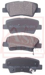 AKD-12201 КОЛОДКИ ТОРМОЗНЫЕ ДИСКОВЫЕ ЗАДНИЕ