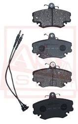 AKD-1251 КОЛОДКИ ТОРМОЗНЫЕ ДИСКОВЫЕ ПЕРЕДНИЕ С ДАТЧИКОМ