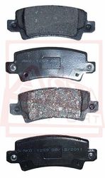 AKD-1259 КОЛОДКИ ТОРМОЗНЫЕ ДИСКОВЫЕ ЗАДНИЕ