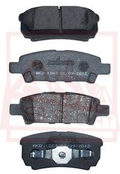 AKD-1263 КОЛОДКИ ТОРМОЗНЫЕ ДИСКОВЫЕ ЗАДНИЕ