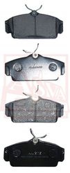 AKD-1266 КОЛОДКИ ТОРМОЗНЫЕ ДИСКОВЫЕ ПЕРЕДНИЕ