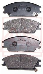 AKD-1271 КОЛОДКИ ТОРМОЗНЫЕ ДИСКОВЫЕ ПЕРЕДНИЕ