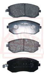 AKD-1286 КОЛОДКИ ТОРМОЗНЫЕ ДИСКОВЫЕ ПЕРЕДНИЕ