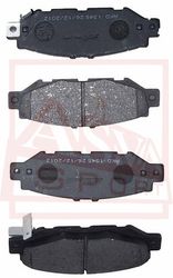 AKD-1345 КОЛОДКИ ТОРМОЗНЫЕ ДИСКОВЫЕ ЗАДНИЕ