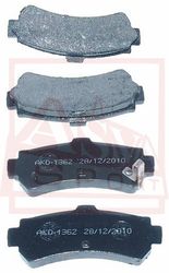 AKD-1362 КОЛОДКИ ТОРМОЗНЫЕ ДИСКОВЫЕ ЗАДНИЕ